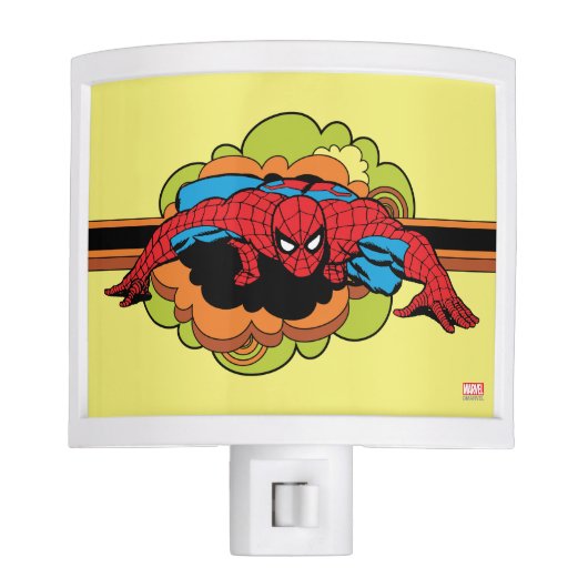 Spider-Man Retro Crawl Night Light (Front)