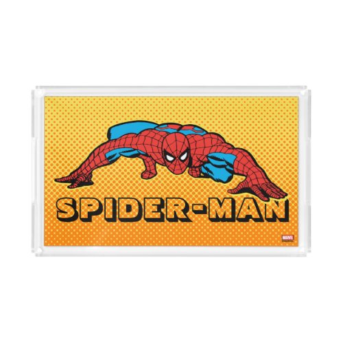 Spider_Man Retro Crouch Acrylic Tray