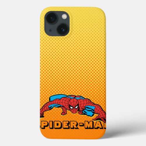 Spider_Man Retro Crouch iPhone 13 Case