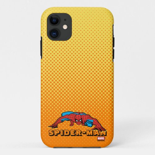 Spider_Man Retro Crouch iPhone 11 Case