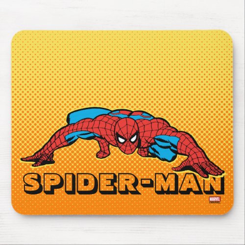 Spider_Man Retro Crouch Mouse Pad