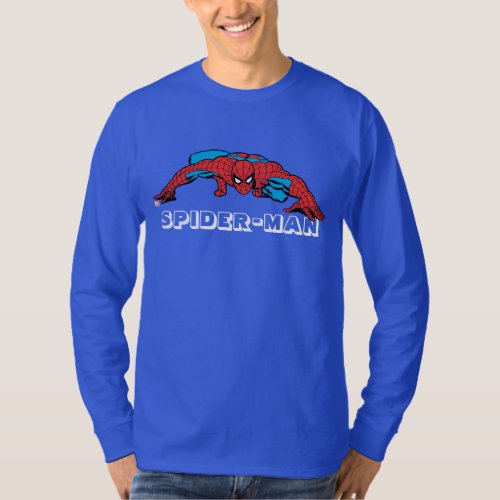Spider_Man Retro Crouch T_Shirt