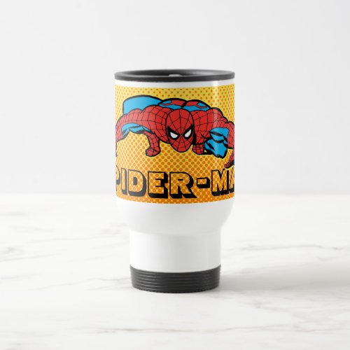 Spider_Man Retro Crouch Travel Mug