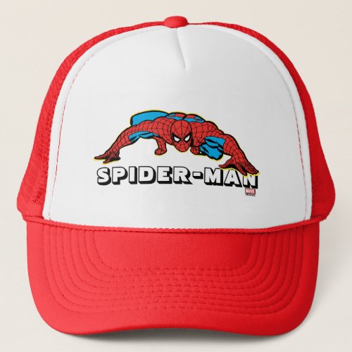 Spider_Man Retro Crouch Trucker Hat