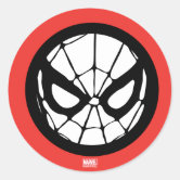 Round Spiderman Sticker , (Spiderman Head Sticker) - Believe Rationally
