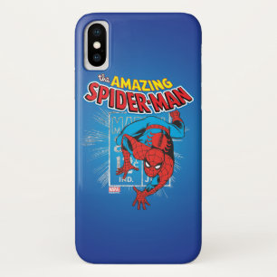 Spider-Man Retro Price Graphic iPhone X Case