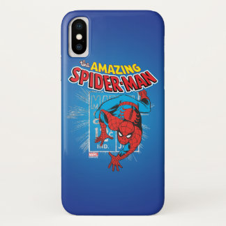 Spider-Man Retro Price Graphic iPhone X Case