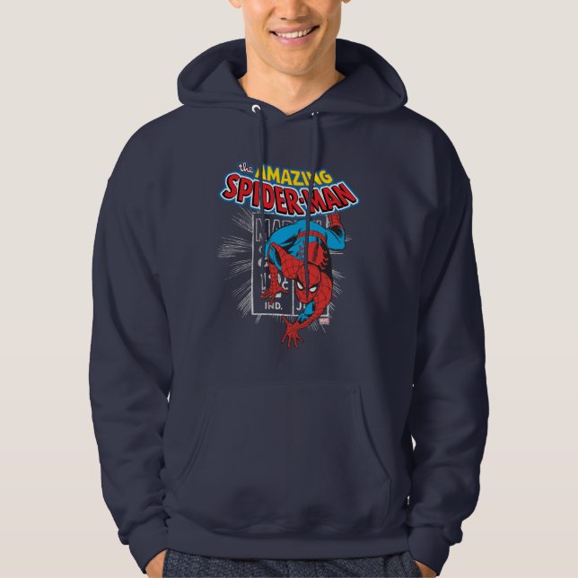 Spider-Man Retro Price Graphic Hoodie (Front)