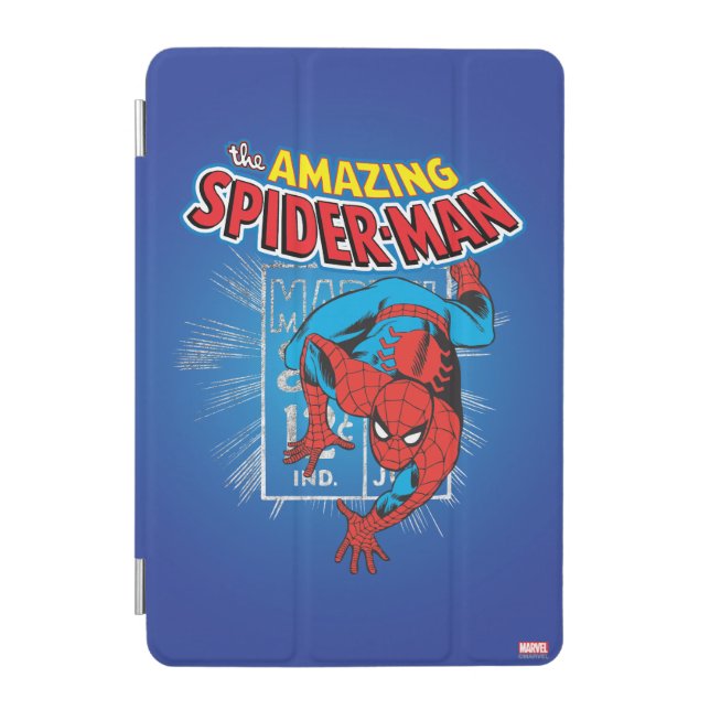 Spider-Man Retro Price Graphic iPad Mini Cover (Front)