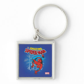 Spider-Man Retro Price Graphic Keychain