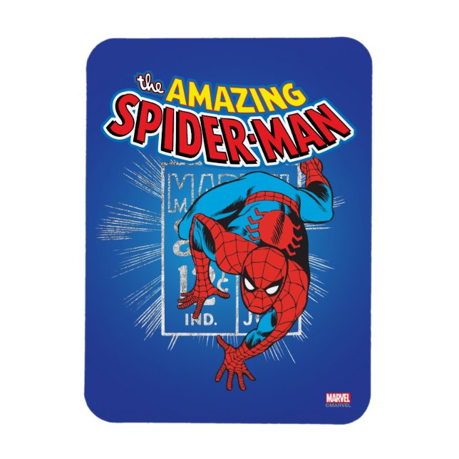 Spider-Man Retro Price Graphic Magnet (Vertical)