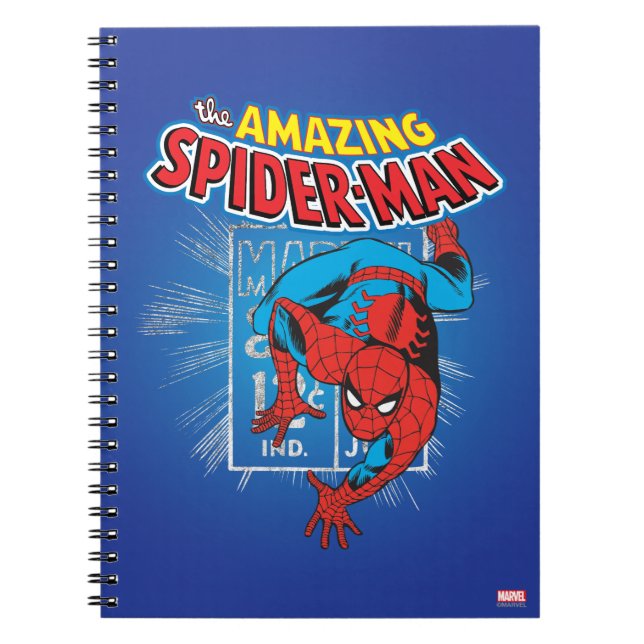 Spider-Man Retro Price Graphic Notebook (Front)