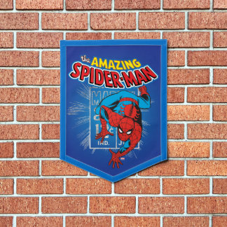Spider-Man Retro Price Graphic Pennant