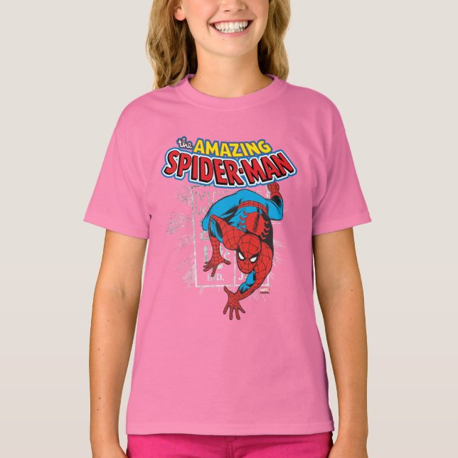 Spider-Man Retro Price Graphic T-Shirt (Front)