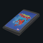Spider-Man Retro Price Graphic Tri-fold Wallet<br><div class="desc">Check out this retro Spider-Man character art overlaid atop the comic book info panel as seen on his comic book series!</div>