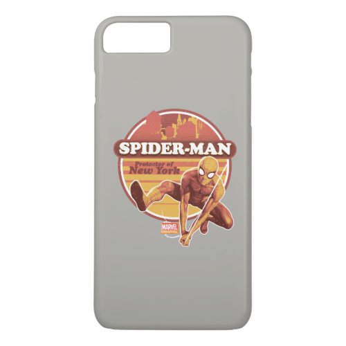Spider_Man  Retro Protector Of New York Graphic iPhone 8 Plus7 Plus Case