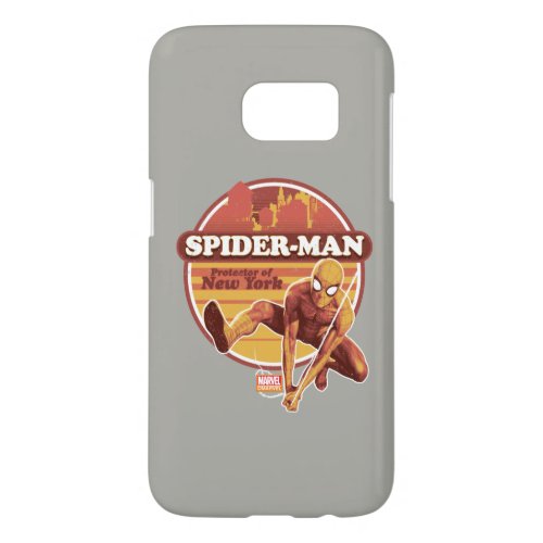 Spider_Man  Retro Protector Of New York Graphic Samsung Galaxy S7 Case