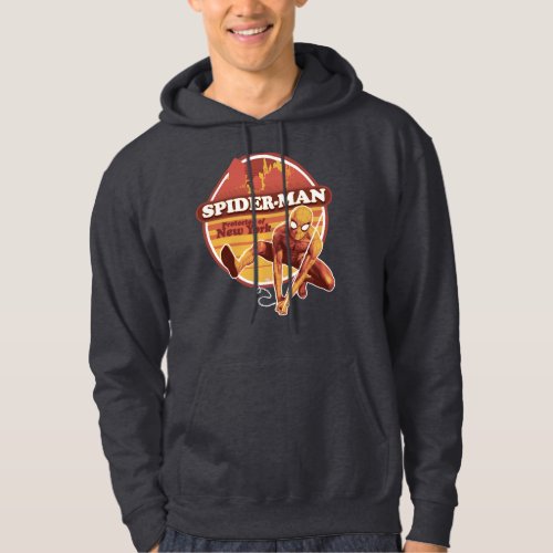 Spider_Man  Retro Protector Of New York Graphic Hoodie