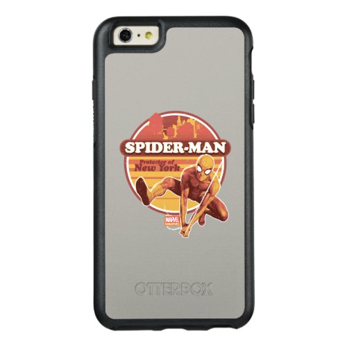 Spider_Man  Retro Protector Of New York Graphic OtterBox iPhone 66s Plus Case