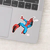 Retro Spider-Man Wall Crawl Sticker, Zazzle