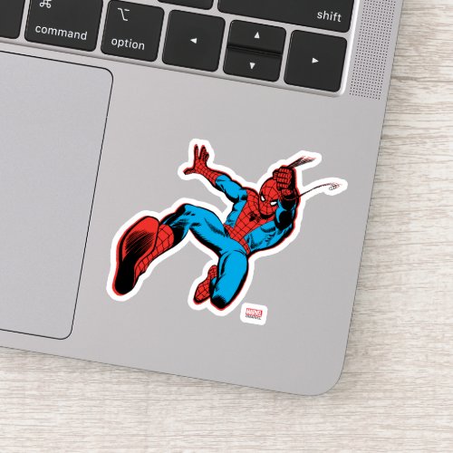 Spider_Man Retro Swinging Kick 2 Sticker