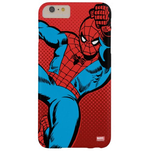 Spider_Man Retro Swinging Kick Barely There iPhone 6 Plus Case