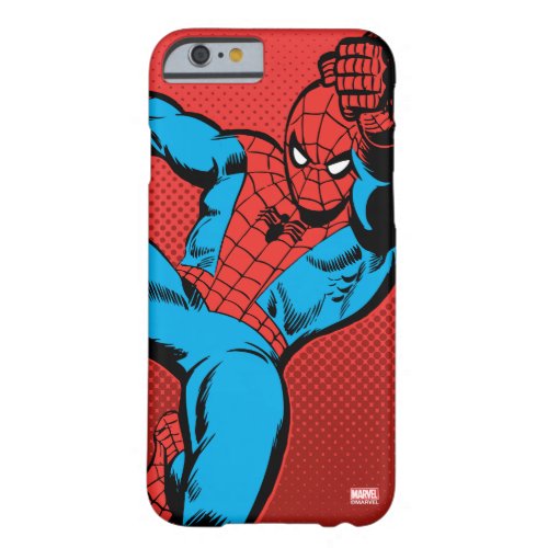 Spider_Man Retro Swinging Kick Barely There iPhone 6 Case