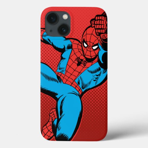 Spider_Man Retro Swinging Kick iPhone 13 Case