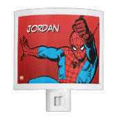 Spider-Man Retro Swinging Kick Night Light (Front)