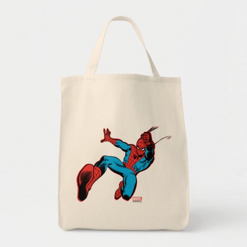 Spider_Man Retro Swinging Kick Tote Bag