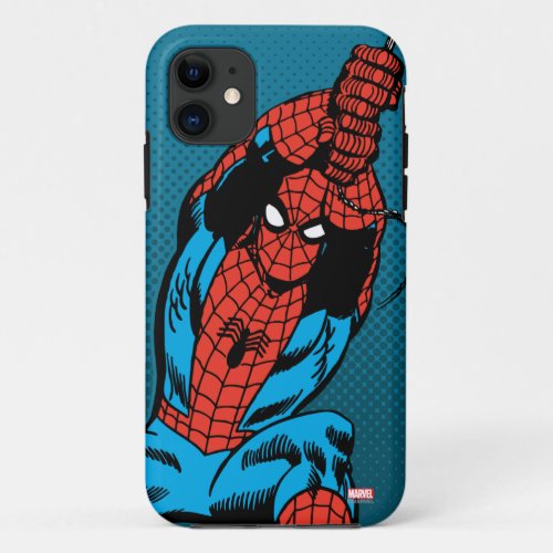 Spider_Man Retro Web Swing iPhone 11 Case