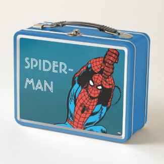 Spider-Man Retro Web Swing Metal Lunch Box