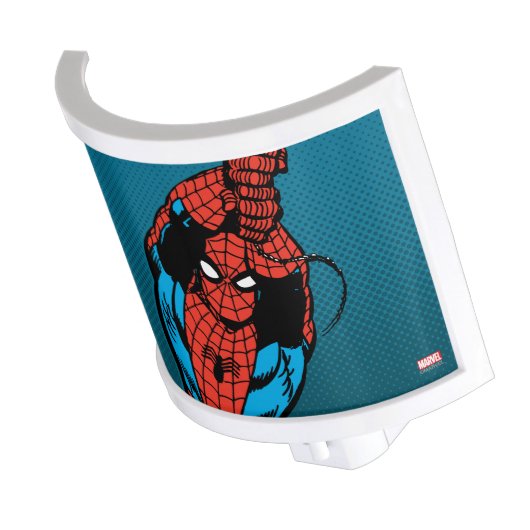 Spider-Man Retro Web Swing Night Light (Angled)