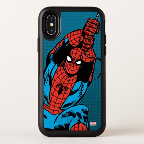 Spider_Man Retro Web Swing OtterBox Symmetry iPhone X Case