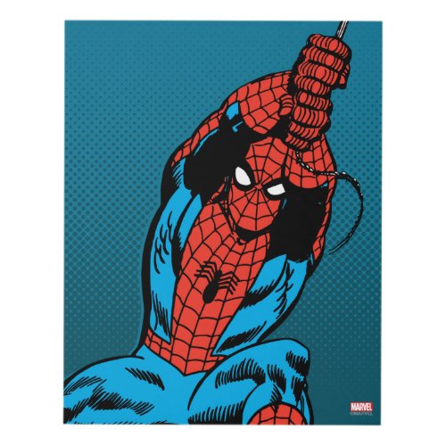 Spider_Man Retro Web Swing Panel Wall Art
