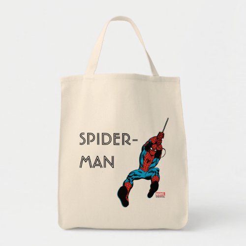 Spider_Man Retro Web Swing Tote Bag