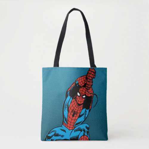 Spider_Man Retro Web Swing Tote Bag