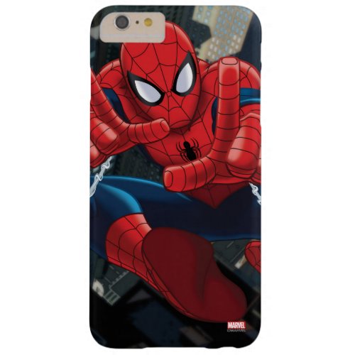 Spider_Man Shooting Web High Above City Barely There iPhone 6 Plus Case