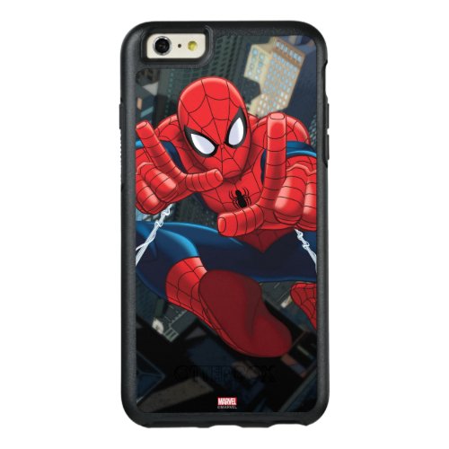 Spider_Man Shooting Web High Above City OtterBox iPhone 66s Plus Case