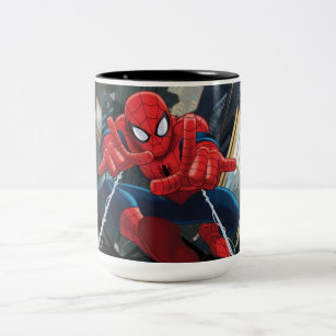 Spider-Man High Above the City Mug, Zazzle