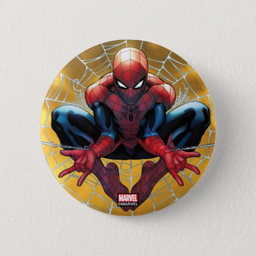 Spider_Man  Sitting In A Web Button