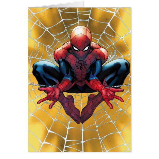 Spider-Man | Sitting In A Web Cards (Front)