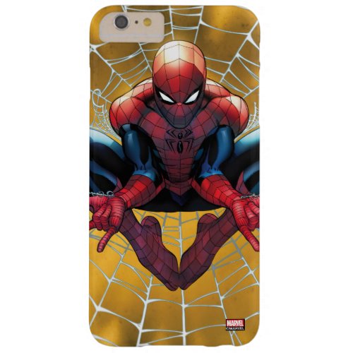 Spider_Man  Sitting In A Web Barely There iPhone 6 Plus Case