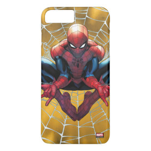 Spider-Man Sitting In A Web iPhone 8 Plus/7 Plus Case