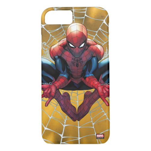Spider_Man  Sitting In A Web iPhone 87 Case