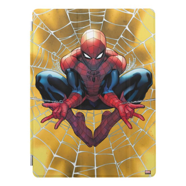 Spider-Man | Sitting In A Web iPad Pro Cover (Front)