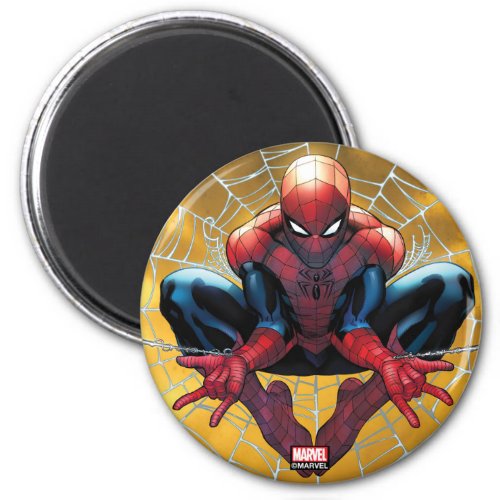Spider_Man  Sitting In A Web Magnet