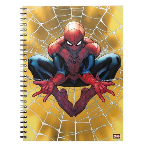 Spider_Man  Sitting In A Web Notebook