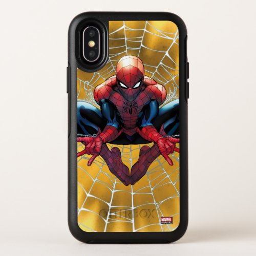 Spider_Man  Sitting In A Web OtterBox Symmetry iPhone X Case
