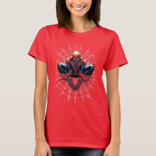 Spider-Man   Sitting In A Web T-Shirt
